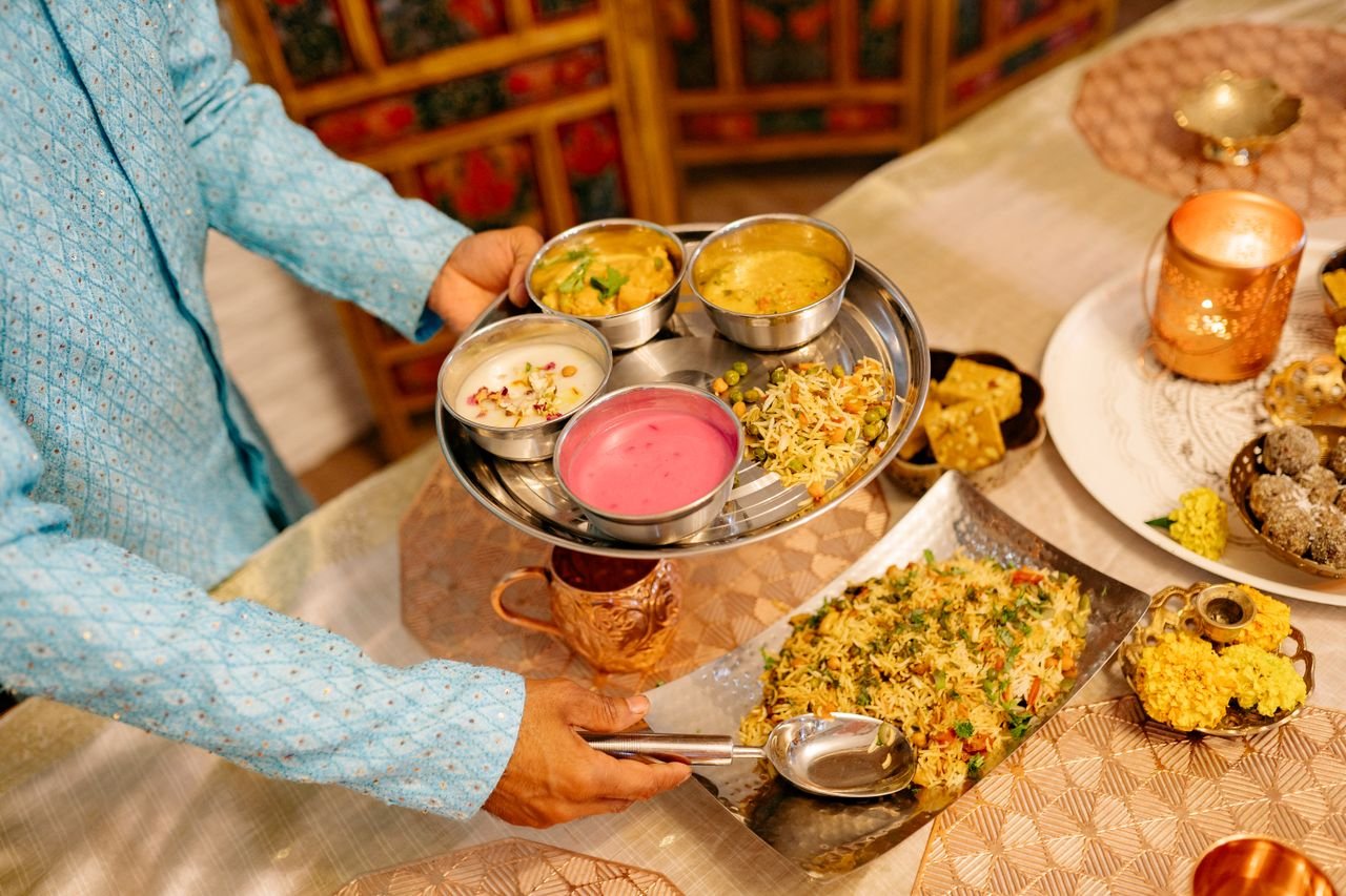 Fresh Ayurvedic vegetarian food at Kayasang